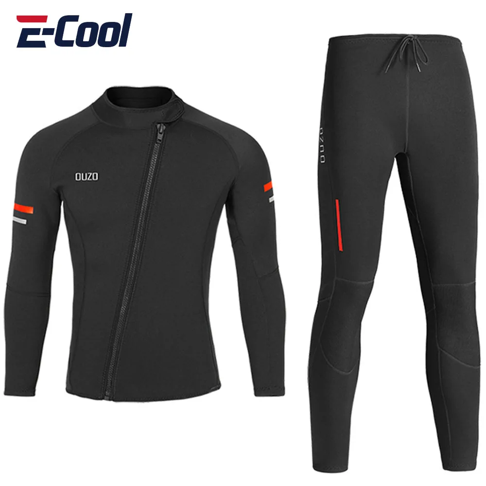 

Wetsuit Men 1.5MM Neoprene Scuba Diving Suit For Snorkeling Swimming Suit Kayaking Underwater Fishing Surfing Swimwear Swimsuit