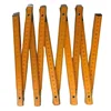 Folding Wood Rulers Measuring Sticks 2 Meter Wooden Foldable Ruler Yardstick Measuring Rule for Woodwork DIY Craft Carpenter 2