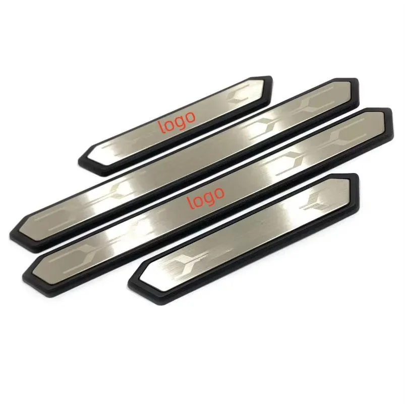 Für Toyota RAV4 XA50 2019 2020 2021 2022 2023 2024 2025 Tür-Schwellen-schutz Pedal-verschleiss-Platte Abdeckung Trim auto Styling Zubehör – Detail 4
