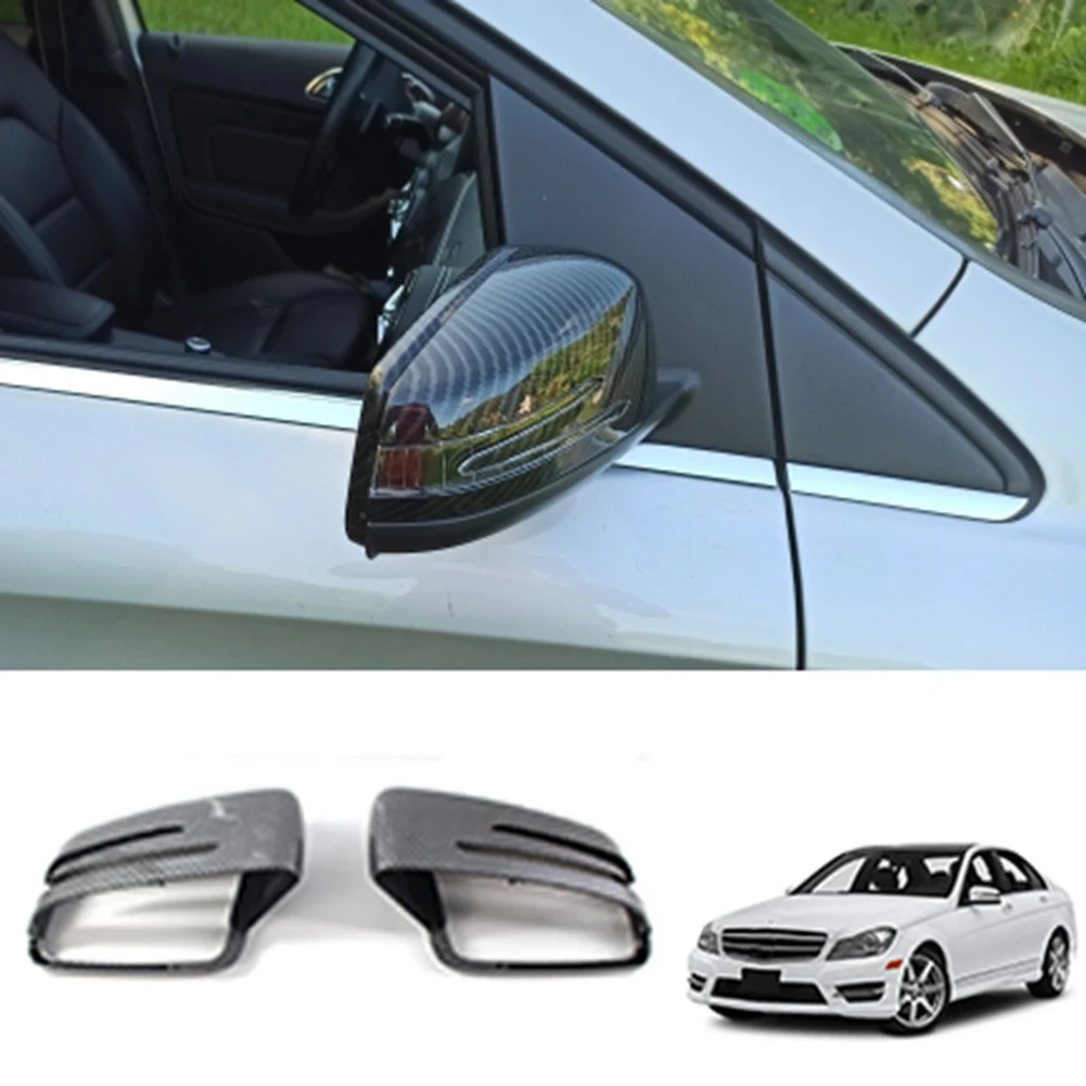 

Сменная Крышка для бокового зеркала заднего вида из углеродного волокна для Mercedes Benz a B C E Class W204 W212 W176 W246 C218 X156