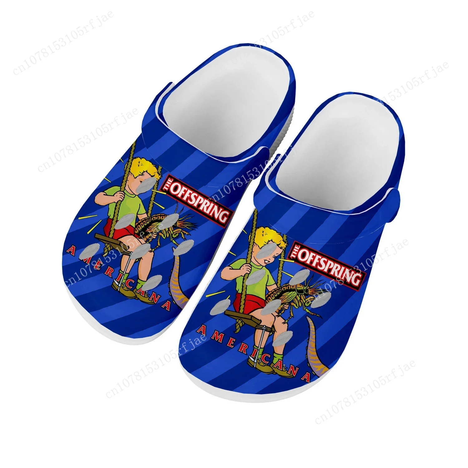 

The Offspring Rock Band Home Clogs Custom Water Shoes Mens Womens Teenager Shoe Garden Clog Breathable Beach Hole Slippers White