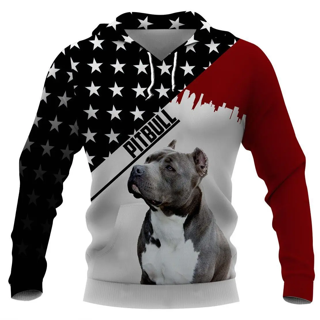 Boston Terrier Paw Pattern Print Men's Bomber Jacket