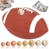 Football Piggy Bank Football Coin Bank Shatterproof Rugby Saving Bank Unbreakable Money Saving Box for Desk Decor 1