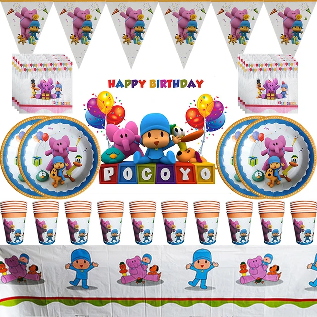 pocoyo  Cumpleaños pocoyo decoracion, Piñata de pocoyo, Pocoyo