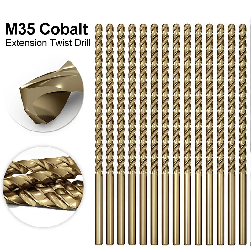 A 135 split point cobalt letter drill bits