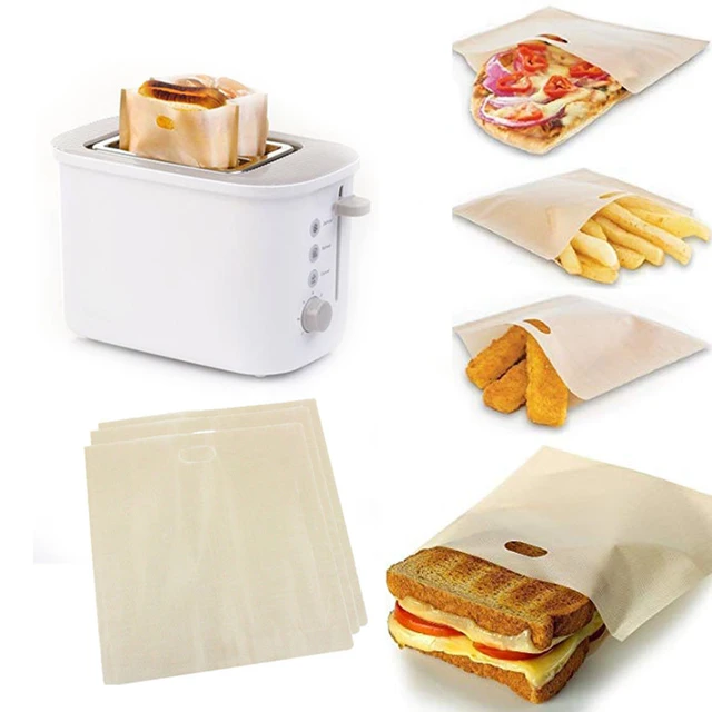 3pcs Bread Storage Bags Set (large, Medium, Small) For Toast