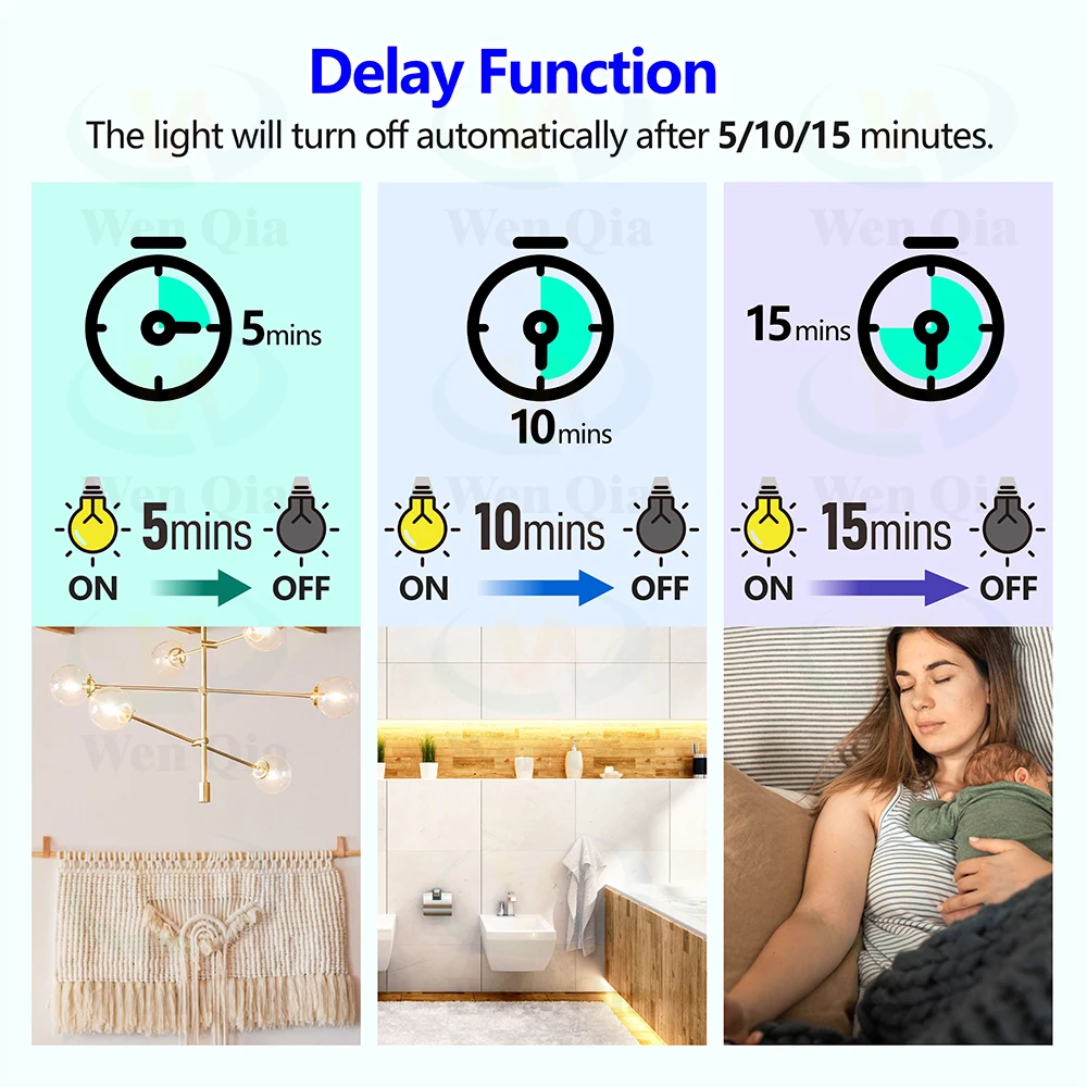 RF 433Mhz 16A Wireless Smart Light Switch 110V 220V 230V Mini DIY Remote Control Module Wireless Wall Panel Swtich for LED Lamp