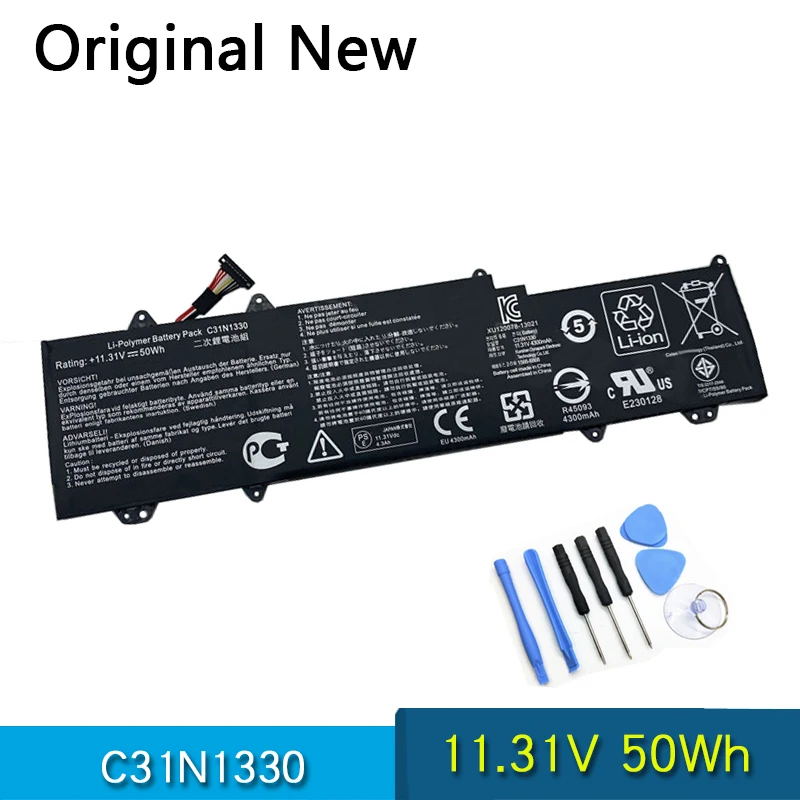

NEW Original Battery C31N1330 For ASUS ZenBook UX32L UX32LA UX32LN UX32LN-R4053H 0B200-00070200 13.1V 50Wh