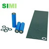 100pcs 1S 18650 Li Battery Insulation Gasket Adhesive Paper Lithium Pack Cell Glue Electrode Insulated Pads 1