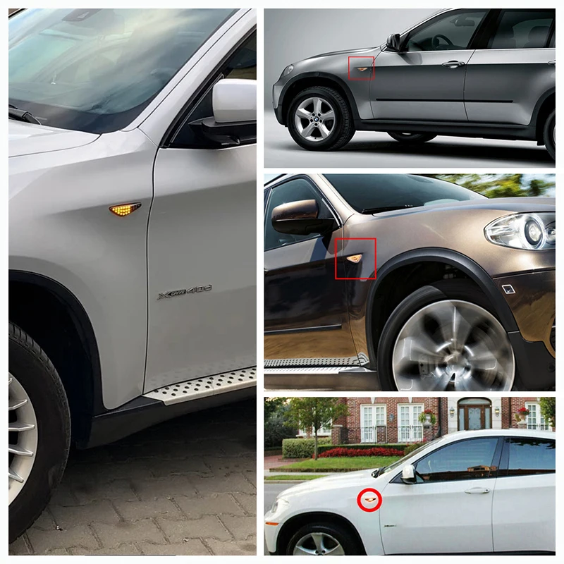 Canbus LED ���̳��� ���̵� ��Ŀ ����, ���� ���õ�, ������ ����, BMW X3 X5 X6 F25 E70 E71 E72 2010-2017 OEM 63137171007, 2 ��