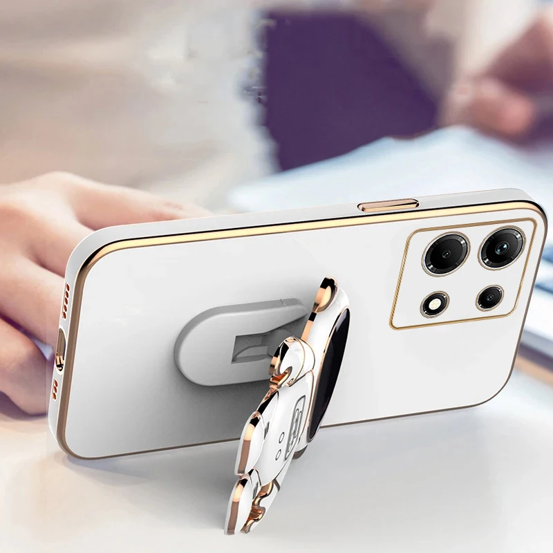 Étui de support d'astronaute infinix Note 30Pro Hot 30 30i 20 20i 11 12 12i 20Play, housse avec lanière pour_voghion.com