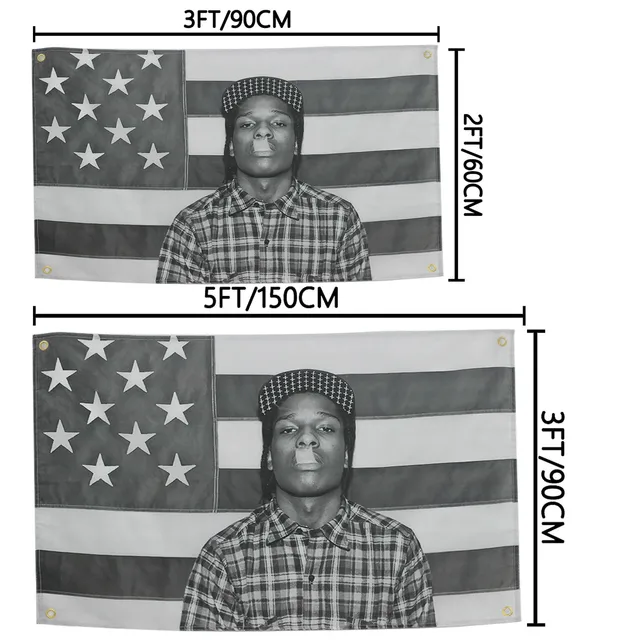Asap Flag Background