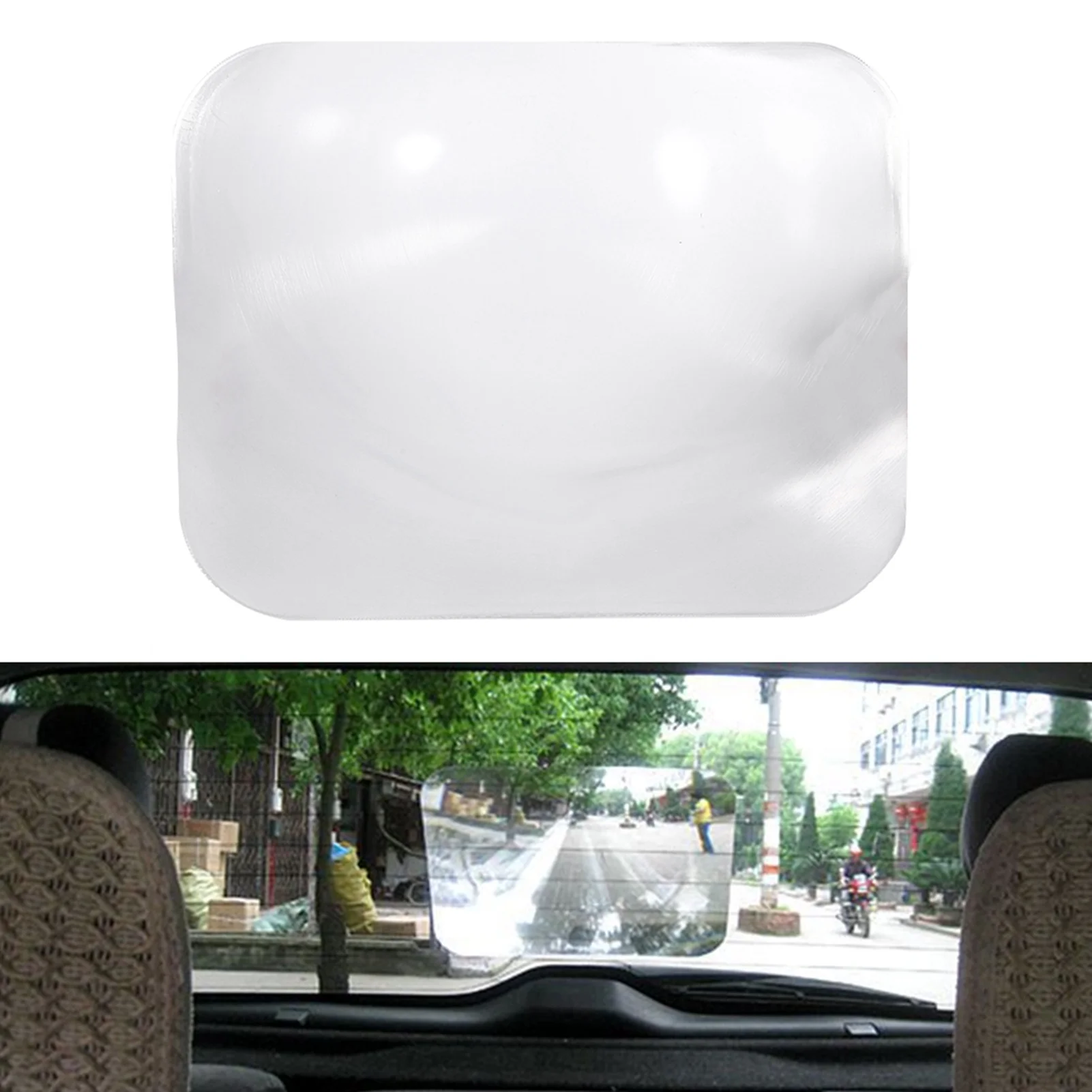 

Auto Car Reversing Sticker Durable Transparent Parking Sticker Rear Window Enlarge View Angle Optical Wide Angle Fresnel Lens
