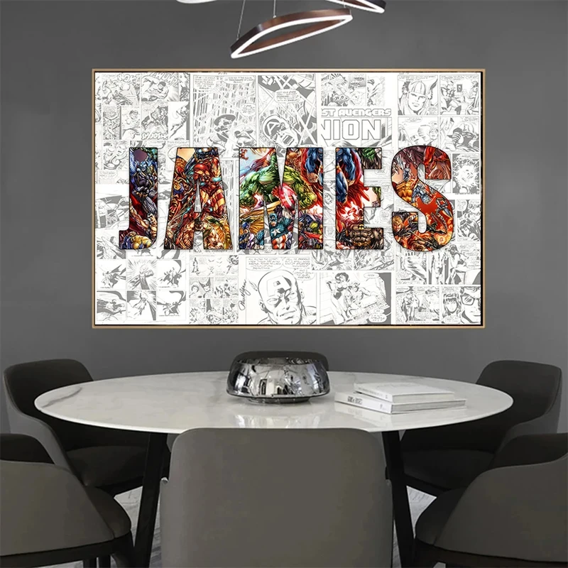 Custom Name Canvas - Iron Man 6 | Custom Name Canvas - Iron Man 5