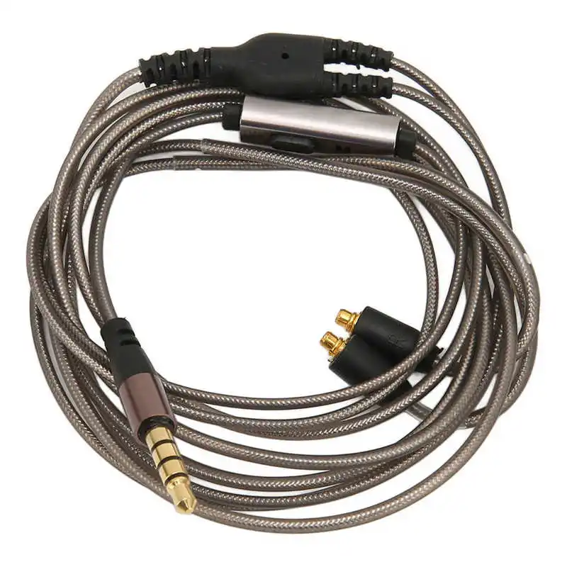 Earphone-Replacement-Cable-OFC-Copper-Gold-Plated-Soft-Flexible-3-5mm ...