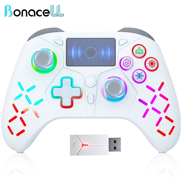 Wireless Game Controller for PS5/PC/Steam/IOS Gamepad Turbo Dual