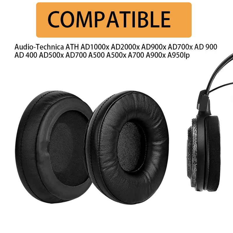 KUTOU Earpads for Audio-Technica ATH-AD1000X Replacement Ear Pads AD2000X Ear Cups AD900x AD500x A700 A950lP Headphones Earpads