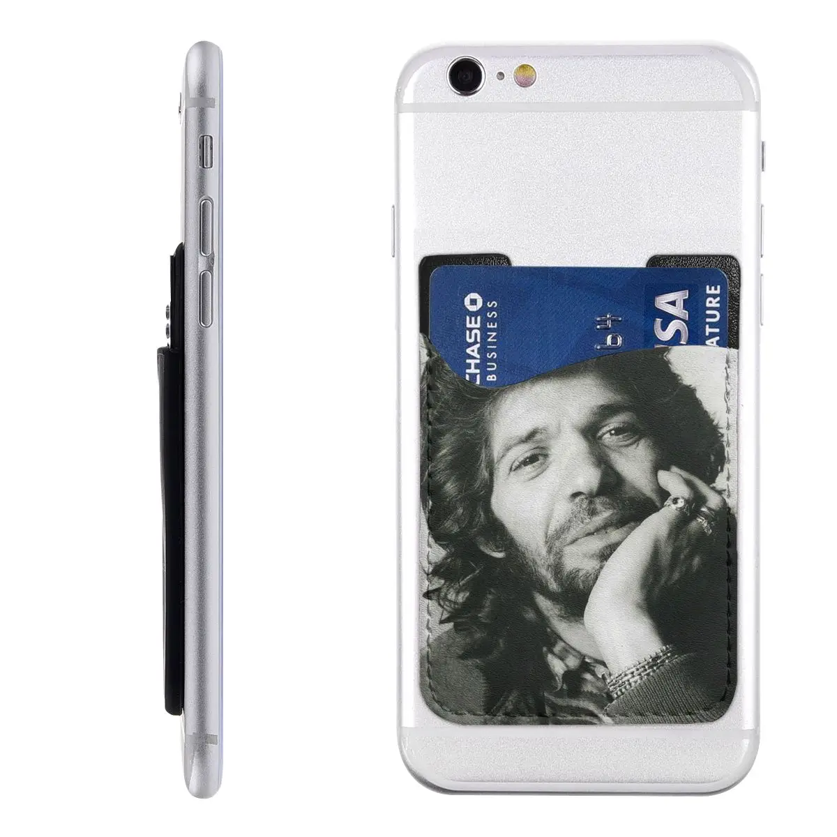 Camaron De La Isla Portafoglio Per Telefono Stick On Cool Flamenco Singer Credit Holder Portico