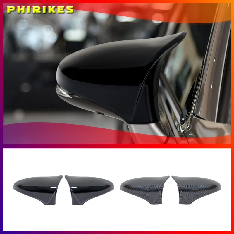 

New 2x Rearview Mirror Cover Wing Side Mirror Cap for Lexus ES 2013-2018 M Style Rear View Mirror Cover Cap