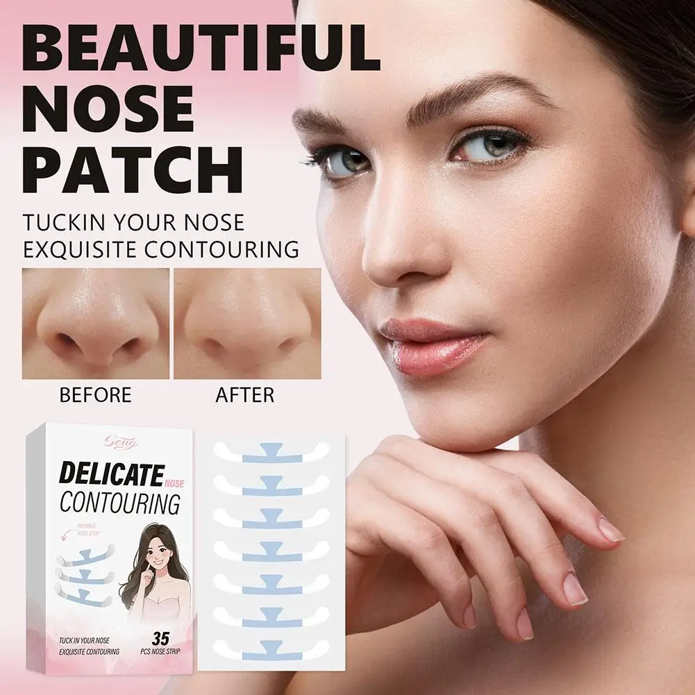 Special Nose Shrink Strips Narrow Nose Stickers Cosplay Shrinking Nose Wing Stickers Narrow Thin Nose Invisible Beauty Shrinking 4