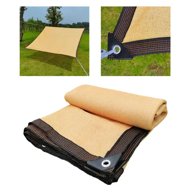 Terasz Háztáji Napsütéses Háló Grommhets Vízálló Erős Árnyékolás Szakítószilárdságú Shadecloth Az Udvar Kertjének Üvegházához - Image 3