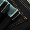 SAUCE ZHAN Mens Jeans Double-sided Dyeing Sanforized Selvedge Denim Jeans Regular Fit Taper Leg Limit 21 OZ 4