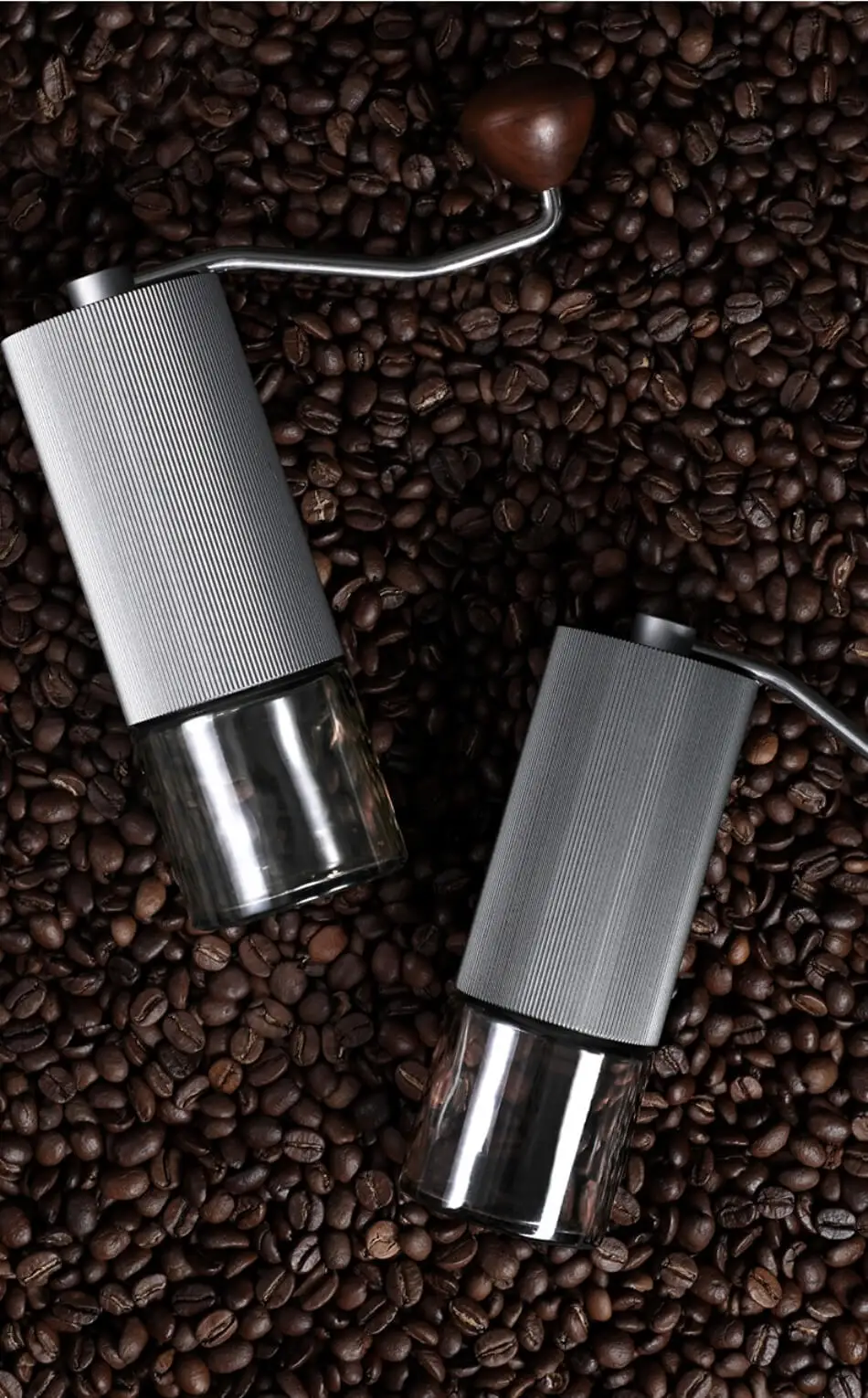 S688b8eca16e44125ac6af034c766a978L HERO Manual Coffee Grinder Stainless Steel Burr S02 Coffee Bean Milling Machine Portable High Quality Hand Mini Grinder Mills