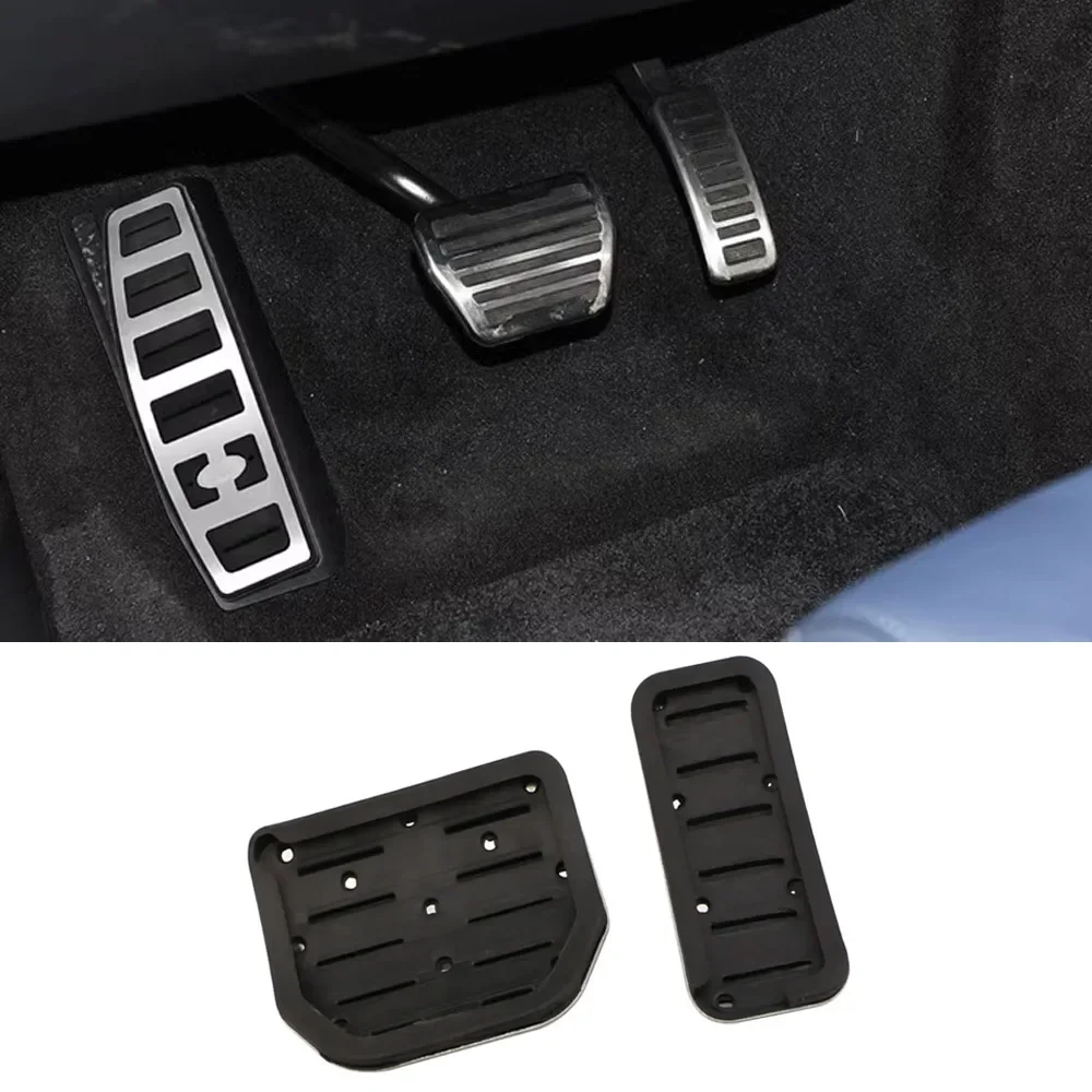 For Land Rover Discovery 4 LR4 L319 2009~ Car Foot Pedals No Drilling Rest Brake Accelerator Alloy Cover Interior Acessories