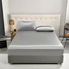 Stylish Satin Waterproof Bed Fitted Sheet - Premium Quality, Easy Clean, Secure Fit for Twin/Full/King/Queen Mattresses 3