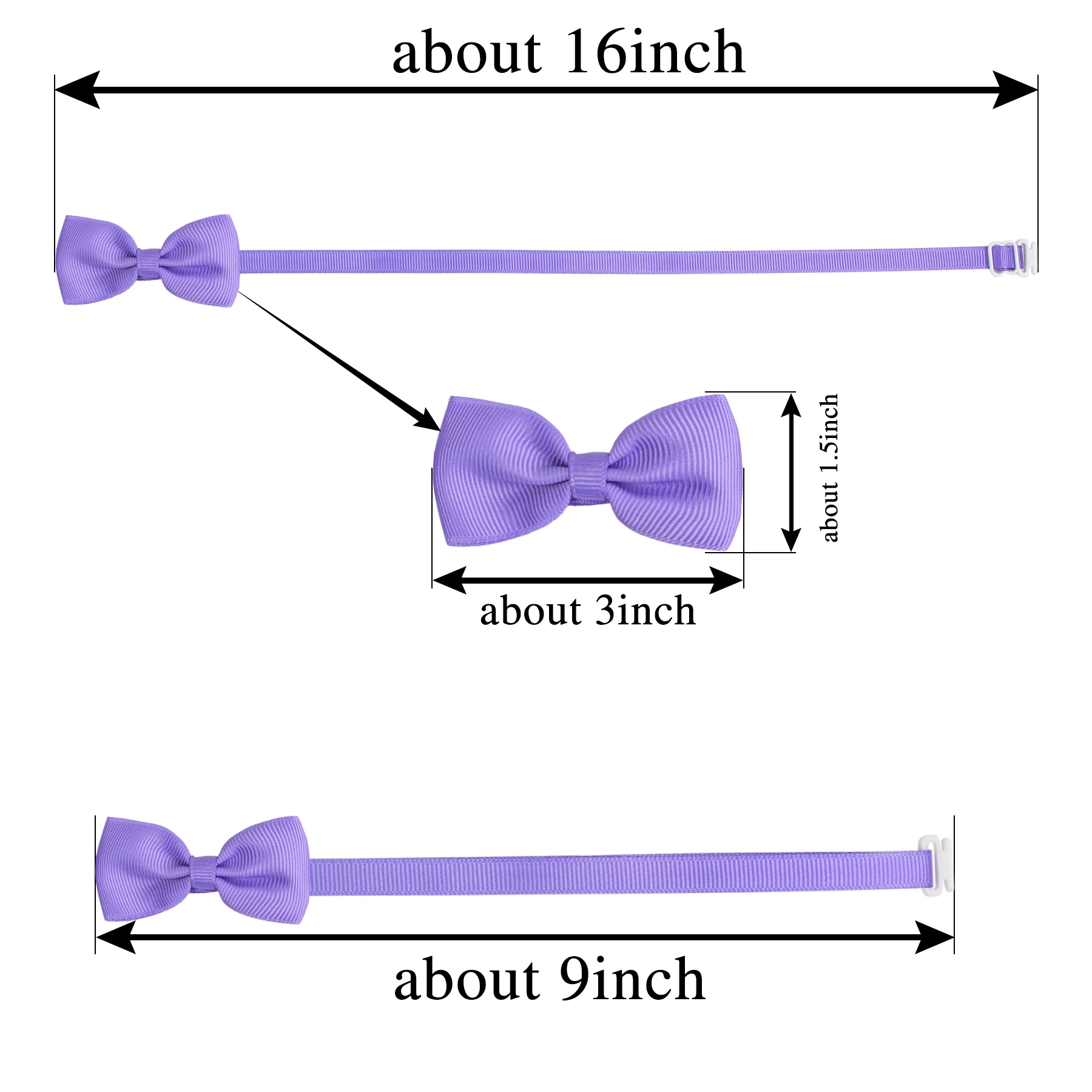Pet Collar Adjustable Candy Color Bow Tie Collar for Cats and Dogs - Stylish Pet Accessory for Comfort and Fashion Pet Collar 5