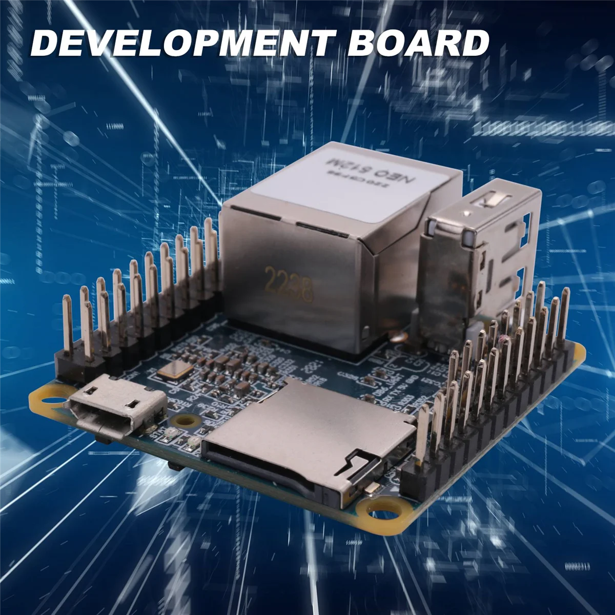 NanoPi NEO 오픈 소스 올위너 H3 개발 보드 슈퍼, 라즈베리 파이 쿼드 코어-A7 DDR3 RAM, 512MB 실행 코어
