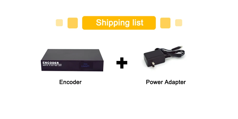 Link Pi ENCSHV2 3G-SDI Encoder 4K 30fps HDMI Decoder Built-in WiFi 6 Support SRT