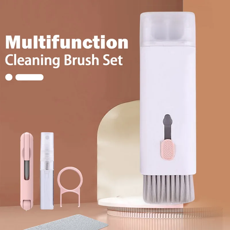 7-in-1-Reinigungsbürsten-Set für Computertastaturen, Reinigungsstift für Kopfhörer, Reinigungswerkzeuge für Headsets, Reiniger, Tastenkappen-Abzieher-Set_voghion.com