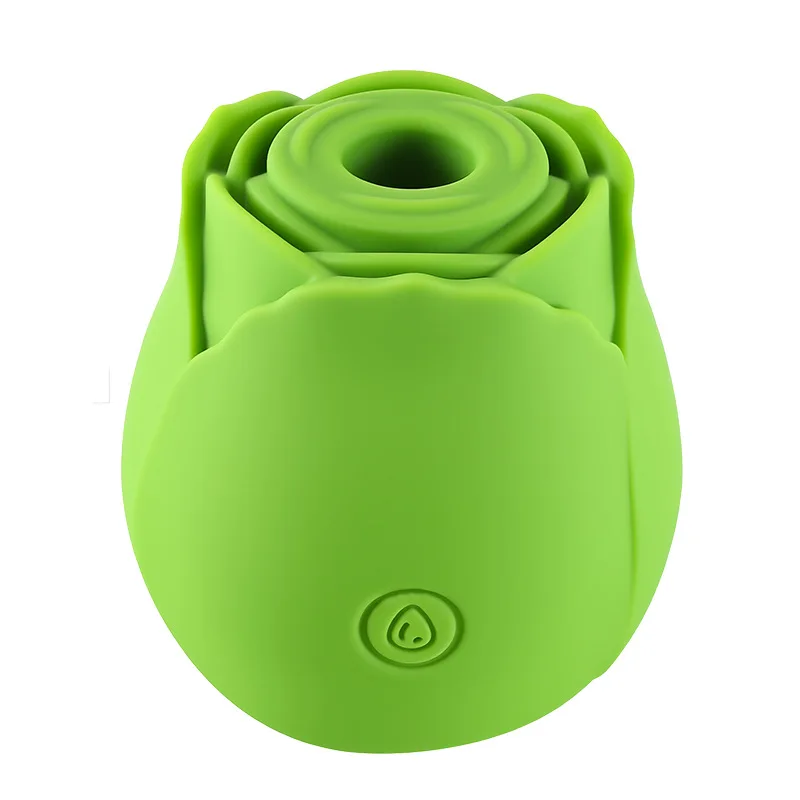 Rose Shaped Suction Vibrator for Women Clitoral Nipple Stimulator Oral Tease Masturbator Adult Toy with Massager Function