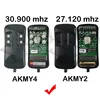 ALLMATIC AKMY2 AKMY4 26.995MHz 27.120MHz 30.875MHz 40.685MHz Garage Door Remote Control Duplicator Gate Opener Transmitter Clone 4