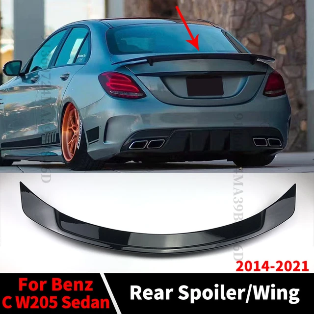 Sport Rear Trunk Spoiler Wing Tail Air Deflector Boot Lip Tuning For Mercedes  Benz C W205 Sedan and AMG C63 C43 4 Door 2014-2021 - AliExpress