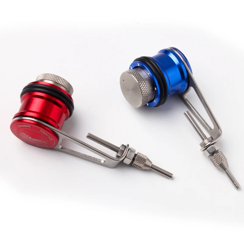 Kawa New PR Bobbin Knotter GT Knob Fishing line Wire Knotting Tool Stainless Frame Aluminum Spools Winder Assist Fishing Tackles