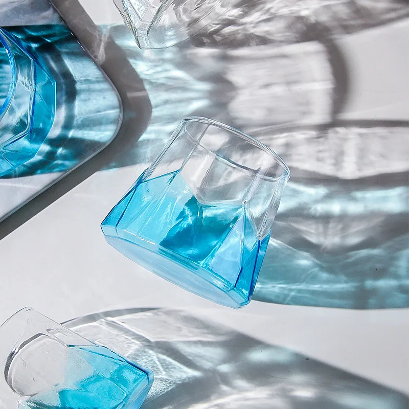 Iceberg Cup High Borosilicate Glass Coffee Milk Hot and Cold Drink