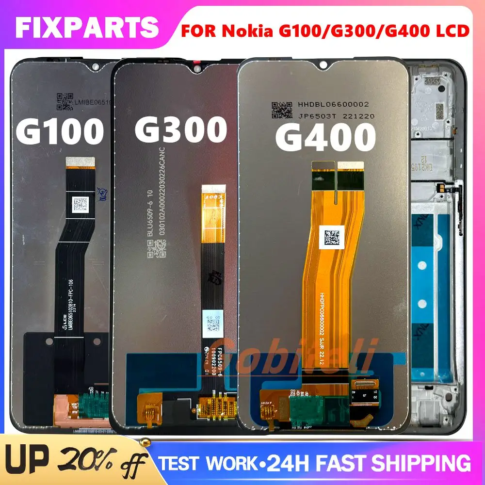 

LCD Tested For Nokia G100 LCD Display Touch Screen Digitizer Assembly Replacement Parts For Nokia G300 G400 LCD