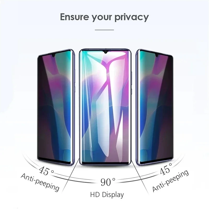 프라이버시 하이드로겔 필름, Realme C55 C53 C21Y C25S C31 C33 C3 C65, Realme 12 11 10 9 8 7 Pro Plus 9I 8I 7I 용 스크린 보호대