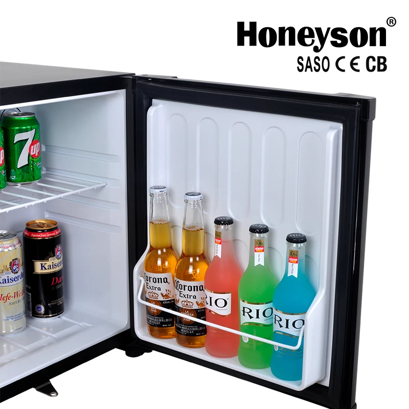 Honeyson Hotel 30 Liter Glass Door Mini Bar Fridge Hotel Refrigerator