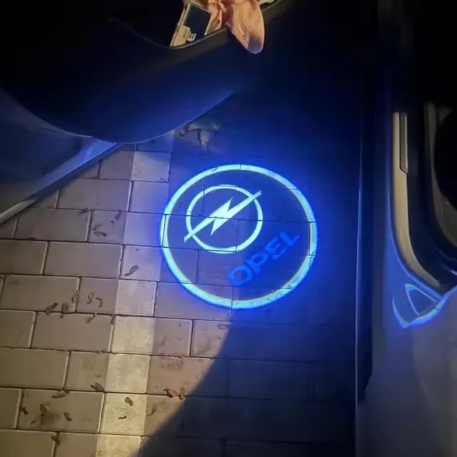 2Pcs Car Door Welcome Lights Logo for Opel Insignia 2009-2018 2010 2011 2013 Courtesy Projector Ghost Shadow Light Accessories 1