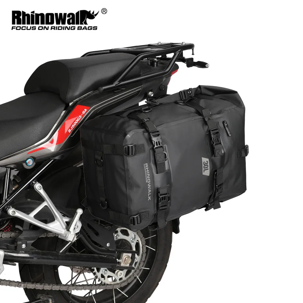 Borsa Posteriore Moto MIGHTYDUTY - Pelle PU Impermeabile, Multifunzionale, Per Viaggi