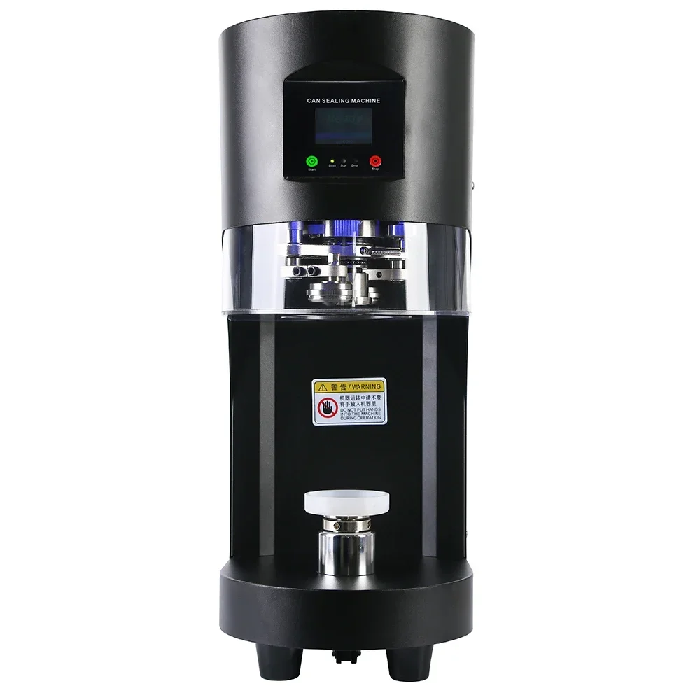 

Semi- Automatic Pop Cans DRINKING BOTTLES Sealed Machine Tin Can Sealer with cup holder For Bubble Tea Saop Business