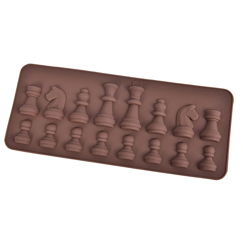 International Chess Shape Silicone Mold DIY Clay Epoxy Resin Mold Pendant Molds Entertainment for Chess Silicone Molds