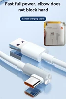 Xiaomi 120w 67w Cable Original 6A 90 Degree Type C Turbo Charge Mi 12 11 Charing Cabos Redmi Note 10 Poco F4 Blackshark 5 Cabel 3