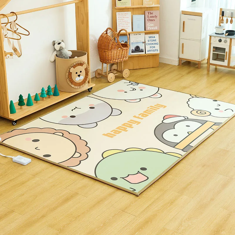 OLOTU Tapis Chauffant électrique en Cristal de Carbone pour Bureau