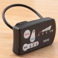 Panneau de commande de compteur LCD LED pour vélo électrique 36v 48v S800, affichage pour contrôleur de vélo électrique, connecteur étanche à 5 broches 6