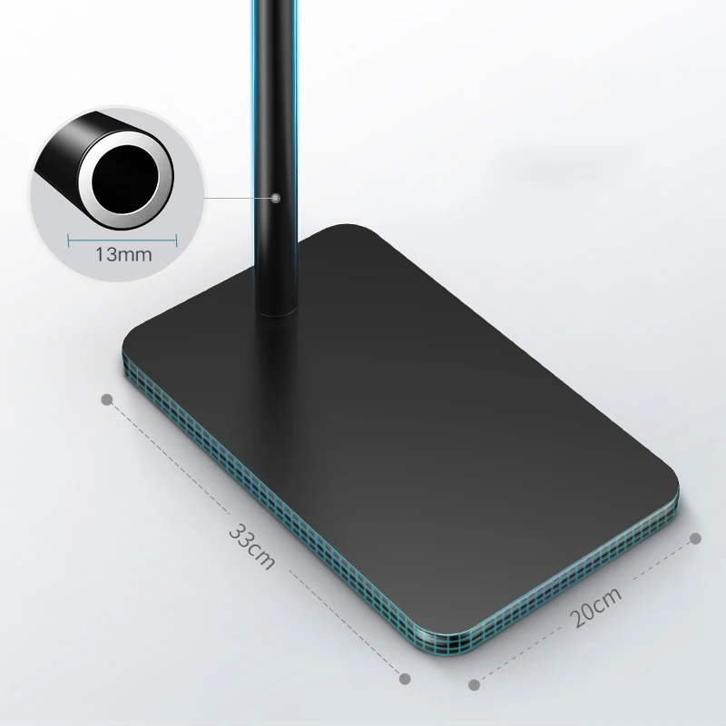 Escalável Piso Flexível Braço Tablet Phone Stand Titular Suporte para Xiaomi Ipad Pro12.9 Espreguiçadeira Cama Suporte de Montagem - Imagem 3