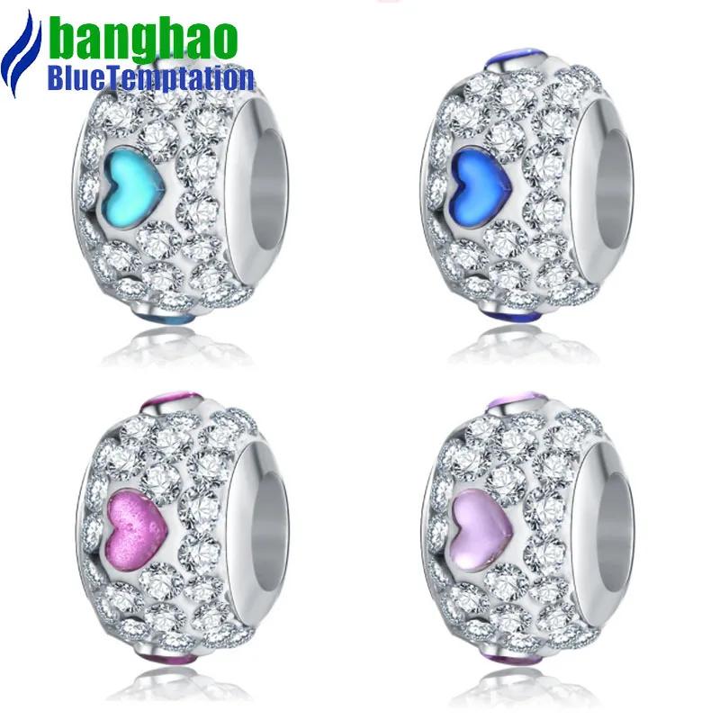 Wholesale DIY Fashion heart roundness Charm for making accessories for jewelry alloy pendants bracelets beads CTP020